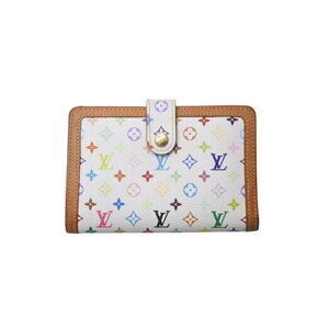 Louis Vuitton Wallet Viennois Bi Takashi Murakami White Multicolore Multicolor
